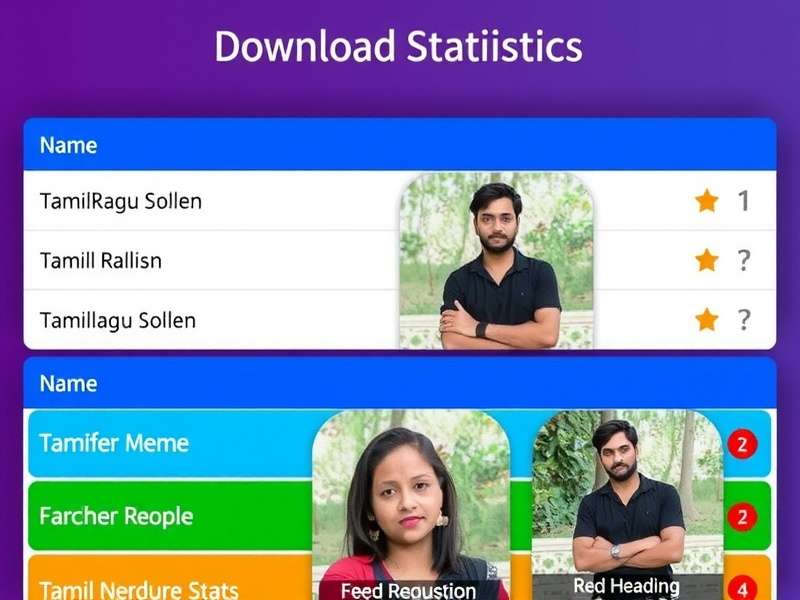 Tamil Nadu Talent Stars Download Statistics